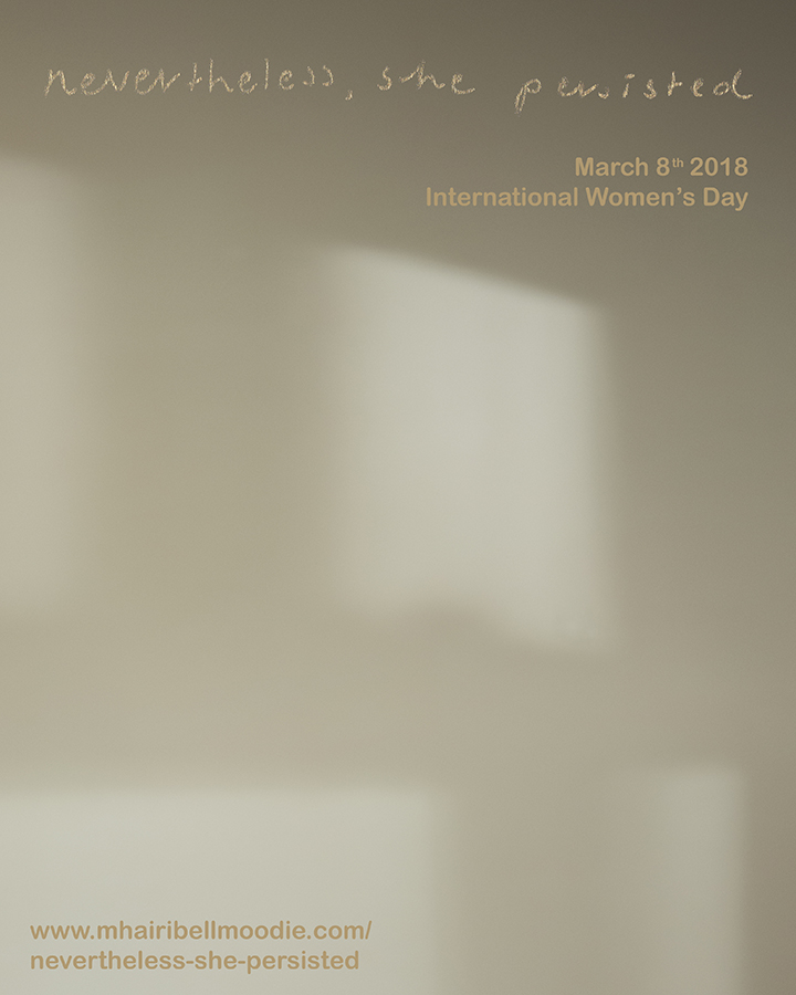 'Nevertheless, she persisted' poster